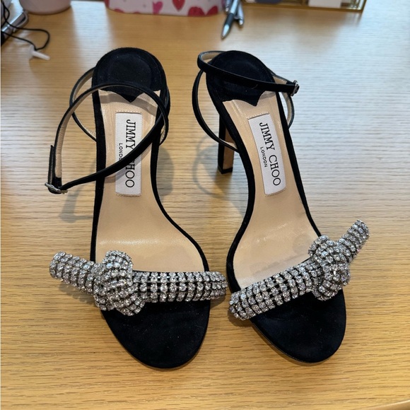 Jimmy Choo Women's Thyra 100 High-Heel Sandals - Picture 6 of 11